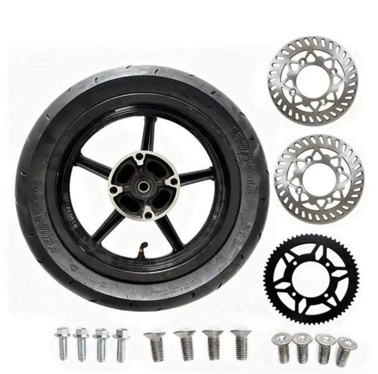 12” Kenda Curve Super moto Wheel Set