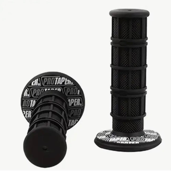 Black Pro Taper Full Waffle Grips